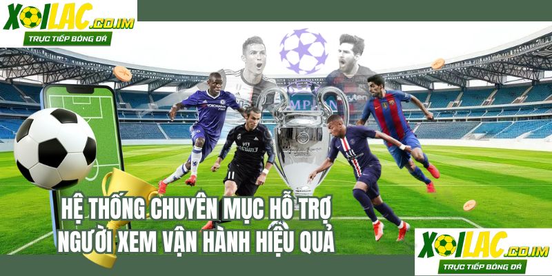 Hệ thống chuyên mục hỗ trợ người xem vận hành hiệu quả